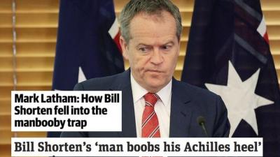 News Corp Literally Has Two Articles Going About Shorten’s ‘Man Boobs’