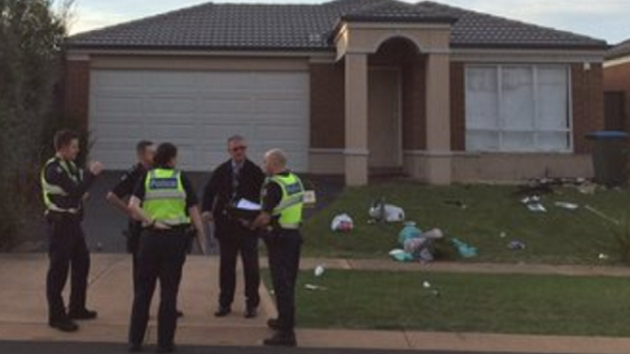 Cops After Dickhead Gatecrashers As Melbs Home Cops Movie-Level Trashing