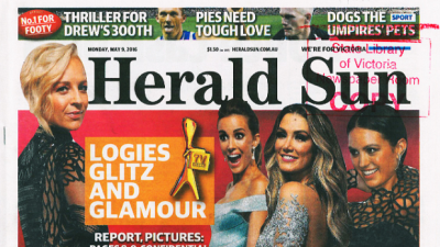 Waleed Broke Herald Sun’s 20-Year Streak Of Gold Logie Winner Front Pages