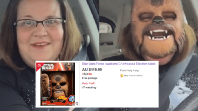 Those Chewbacca Masks Are Going For 5x Retail After Batshit Viral Video