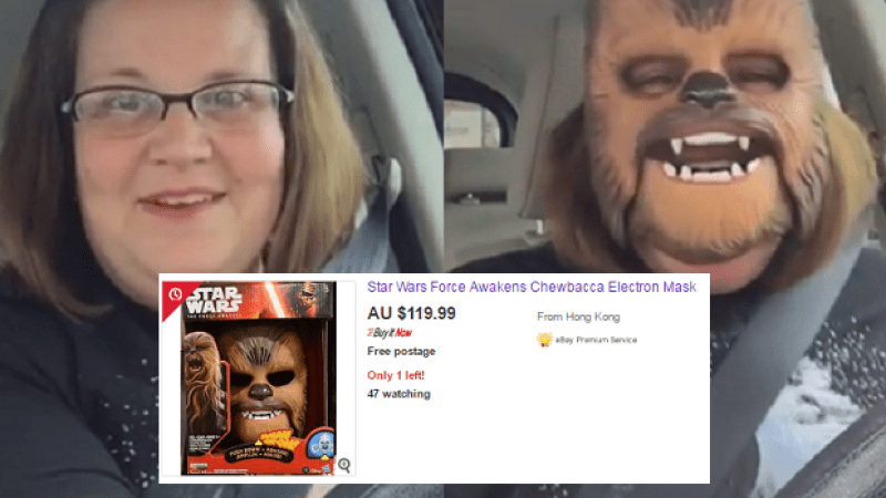 Those Chewbacca Masks Are Going For 5x Retail After Batshit Viral Video