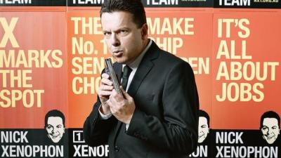 Senator Nick Xenophon Werks His $100 Fashion Cap In Target Suit For GQ
