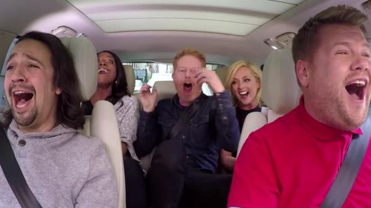 WATCH: James Corden & Broadway’s Best Belt Showtunes For ‘Carpool Karaoke’