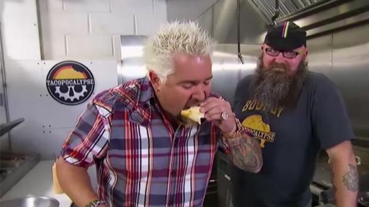 WATCH: Contemplate Life’s Pointlessness As Guy Fieri Eats To Johnny Cash