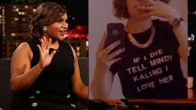 Mindy Kaling Is Flattered And Deeply Disturbed By Her Fans’ T-Shirt Tributes
