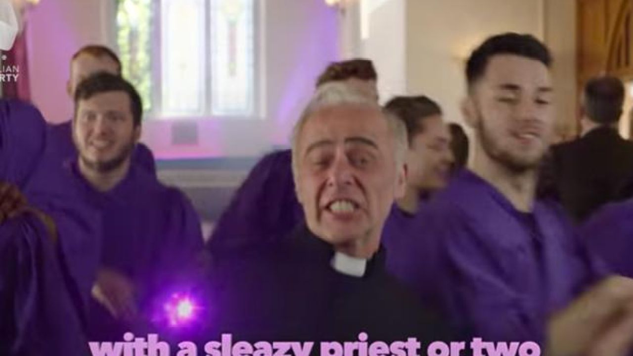 WATCH: Sex Party Goes After Catholic Church In Seriously Cooked Election Ad