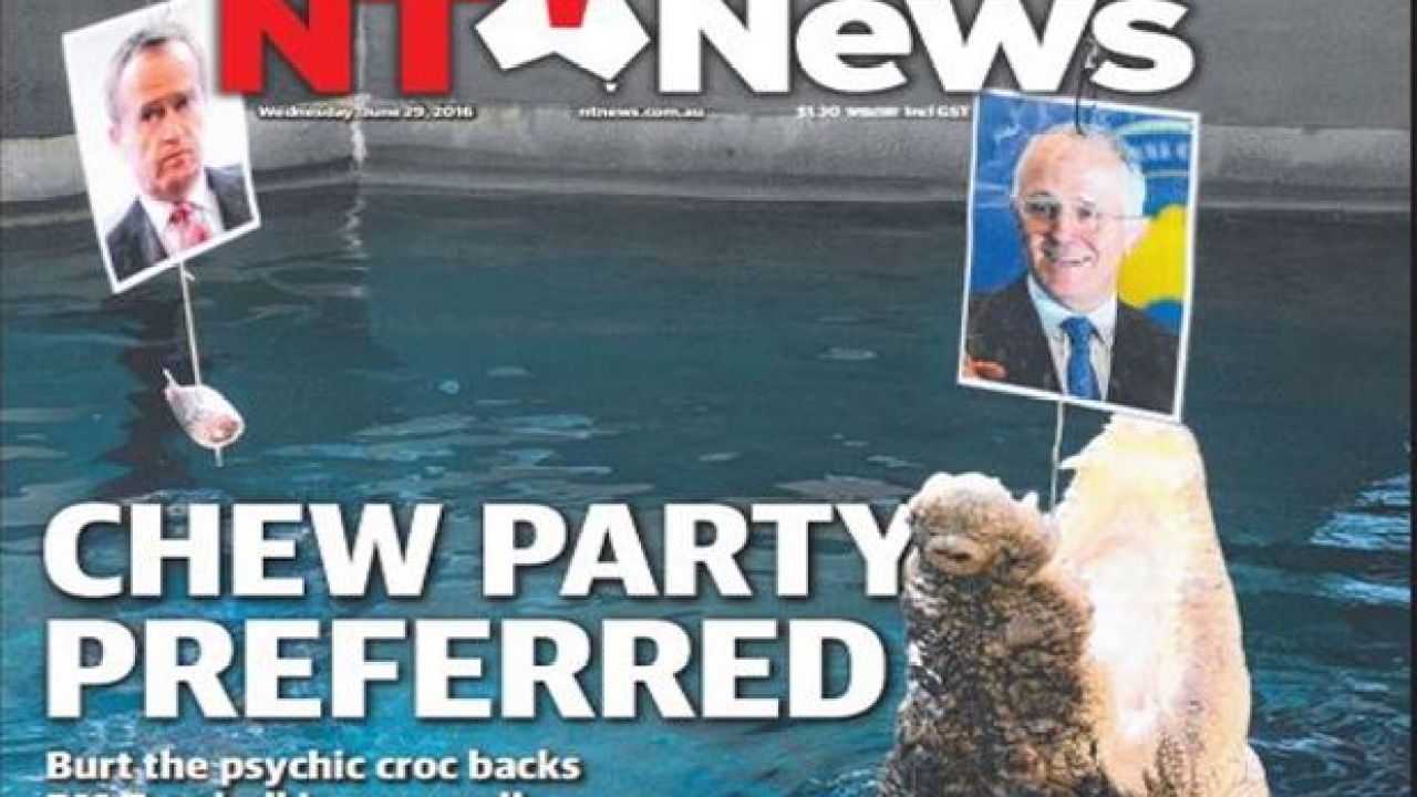 The NT’s Psychic Croc Reckons Turnbull’s Got This Election In The Bag