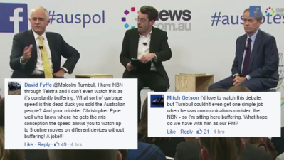 Y’all Couldn’t Stop Ragging On The NBN During The Facebook Leader Debate