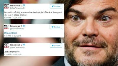 Some ~Le Epic Hacker~ Just Tried Convincing The World Jack Black Is Dead
