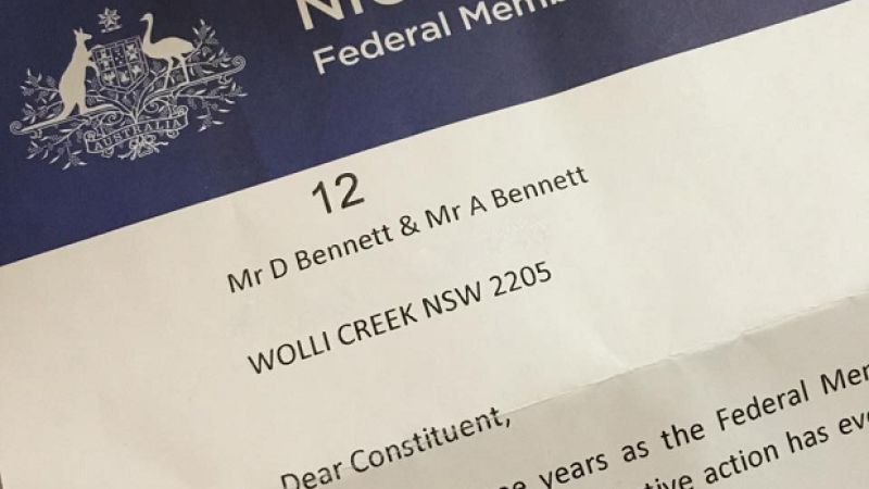 Liberal MP Accidentally ‘Marries’ Same-Sex Couple In Pre-Election Letter