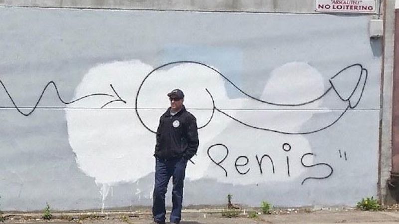 Police On The Hunt For Penis-Obsessed Banksy On Mad Dick-Painting Spree
