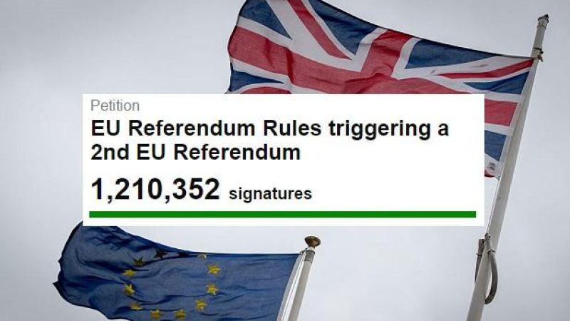 That Petition For An EU Referendum Re-Do Passes 1.2M Furious Signatures