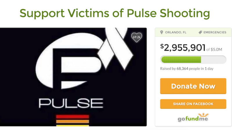 GoFundMe Donates $100,000 To Record-Breaking Campaign For Orlando Victims