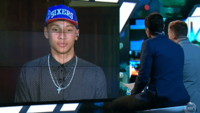 WATCH: #1 NBA Draft Pick Ben Simmons Makes Himself Bloody Easy To Root For