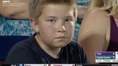 WATCH: Weird Kid At Baseball Game Stares Deep Into Your Very Soul