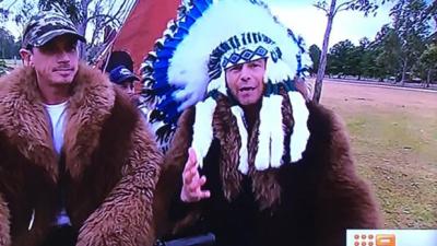 Oh FFS, The TODAY Show Let This Reporter Wear A Native American Headdress