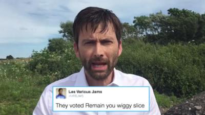 WATCH: David Tennant Reads Out Scotland’s V. Mean Donald Trump Tweets