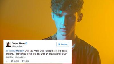 Troye Sivan Drags PM For Downplaying Impact Of Orlando On LGBT Community