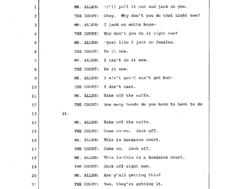 Read This Deeply Weird Convo Between A Judge & An Accused Murderer