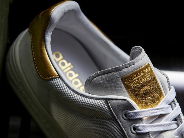 Bored Of Your White Stan Smiths? These Dipped-In-Gold Babies Drop Friday