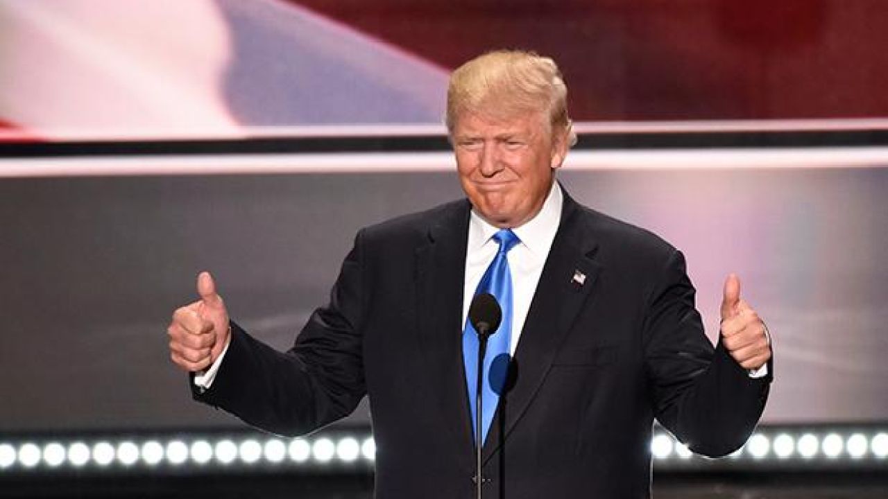 Donald Trump & His Tiny Hands Confirmed As US Presidential Nominee
