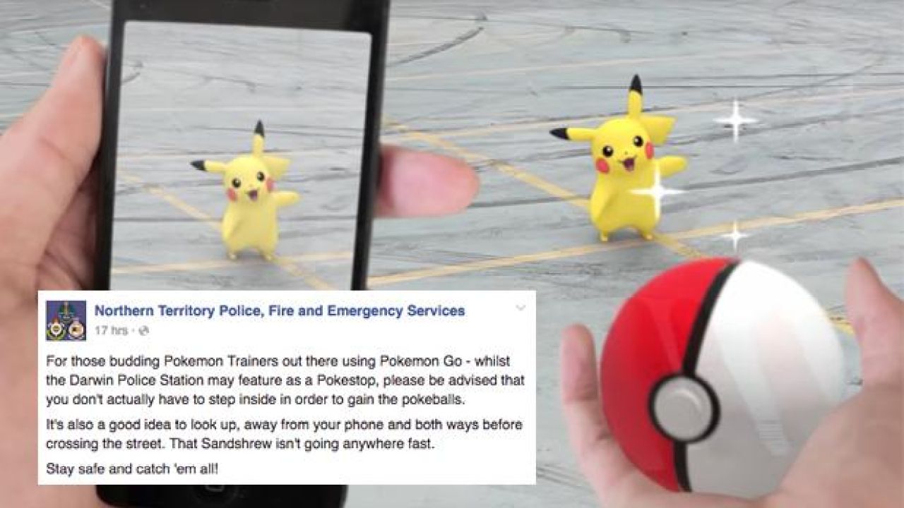 NT Police Issued A Pokemon Catching PSA ‘Cos This Is The World We Live In