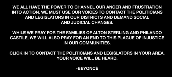 Beyoncé Pens Call-To-Action On Black Shootings: “Robbery Of Life” Must Stop