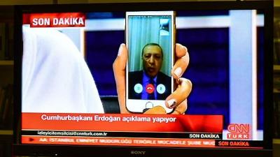 Fleeing Turkish President Gives Facetime Interview Amid Chaotic Military Coup