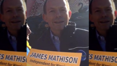 It Was Fun While It Lasted: Tony Abbott Bests James Mathison In Warringah