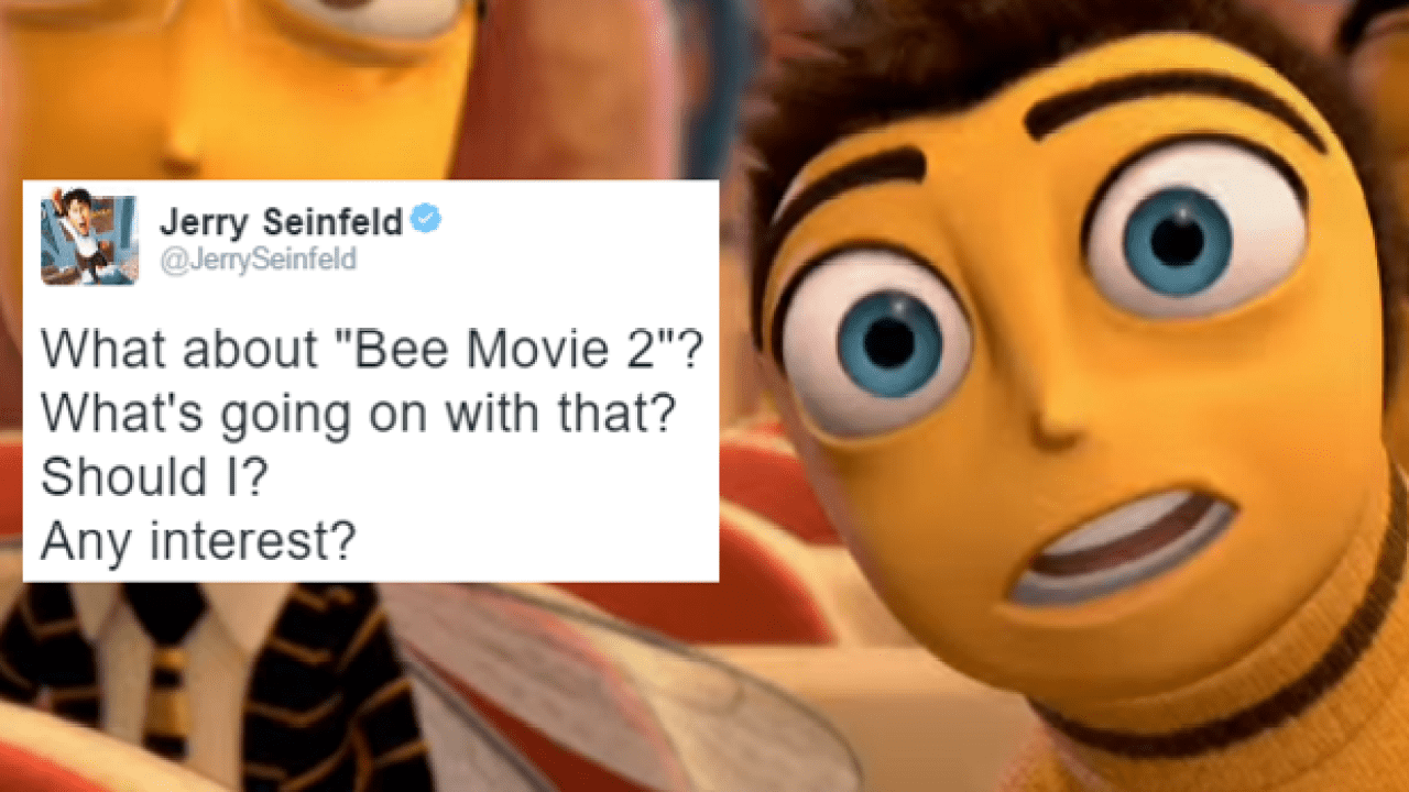 Jerry Seinfeld Just Teased A ‘Bee Movie’ Sequel & The Fandom Cannot Cope