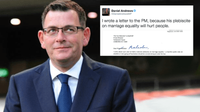 VIC Premier Dan Andrews Writes V. Beaut Anti-Plebiscite Letter To Turnbull