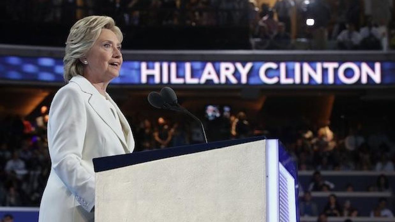 Clinton Accepts Democrats’ Nomination As 1st Female Presidential Candidate
