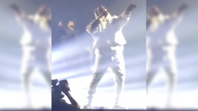WATCH: Kanye Jumps On Drake’s Set To Bust A Victory Lap Around T-Swift
