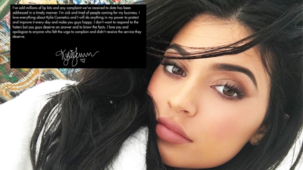 Kylie Jenner Snaps Back After Her Cosmetics Label Gets Shithouse ‘F’ Rating