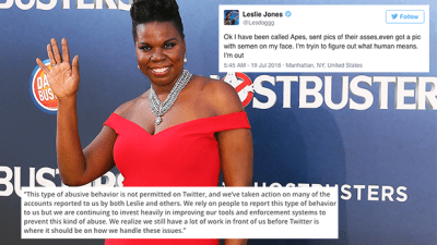 Twitter Issues Response After Leslie Jones Quits Over Fkd Up Racist Abuse