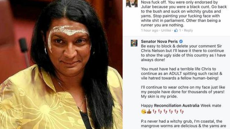 The Racist Idjit Who Abused Nova Peris Cops 8-Month Suspended Sentence