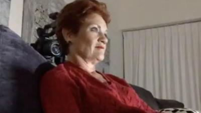 WATCH: Pauline Hanson Sits Silently In A Chair For One And A Half Hours