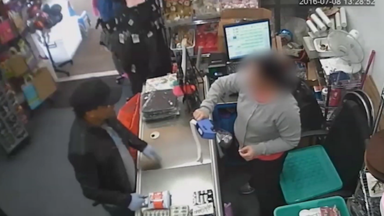 WATCH: Badass QLD Shopkeeper Marks Down Would-Be Attacker With Pricing Gun