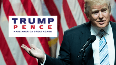 Trump Subtly Admits Defeat, Uploads Campaign Logo With 100% Less Peen