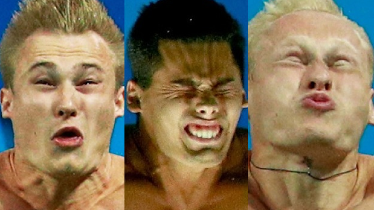 PEDESTRIAN.TV PRESENTS: A Ranking Of Rio’s Most Cooked Mid-Dive Faces