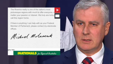Awks: The MP Behind The Fucked-Up Census Had His Personal Site Hacked Too