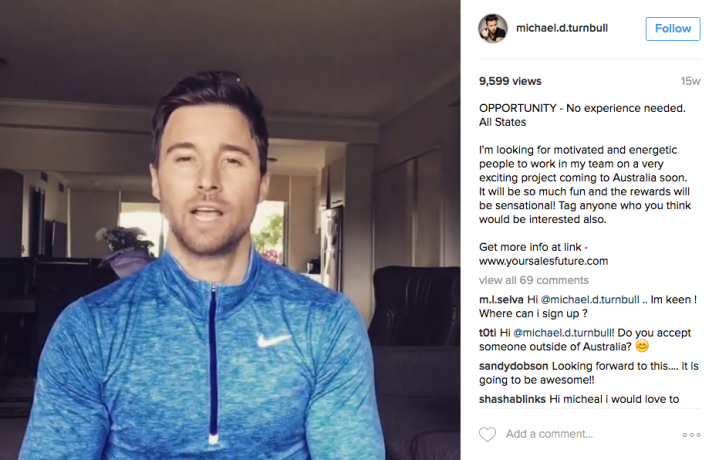 Bachie Star Michael Turnbull Denies Roping Fans Into Dodge Pyramid Scheme