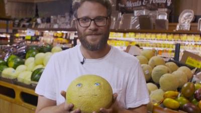 WATCH: Seth Rogen Scares The Shit Out Of Shoppers With A Talking Melon