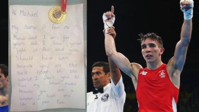 Irish Schoolkid Defeats Our Hearts, Offers Boxer Michael Conlan His Medal