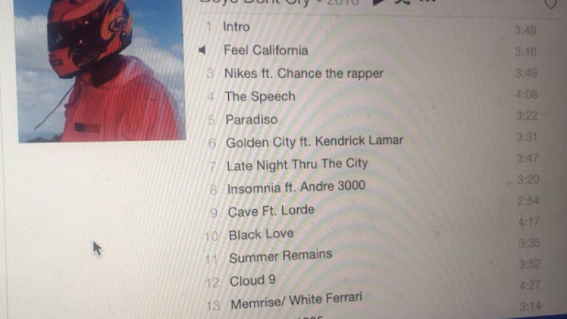 Frank Ocean’s Track List May Have Leaked Feat. Kendrick, Lorde & Chance