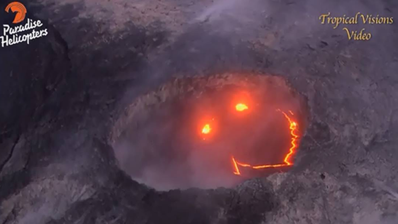 WATCH: Look At This Happy Lil’ Volcano That’s Just Delighted To Be Erupting