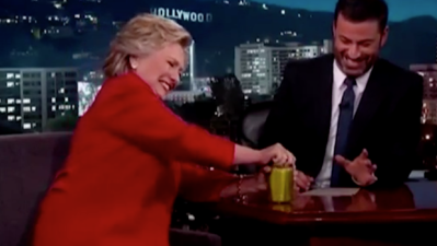 Hillary Takes On Trump’s Bizarro Health Claims By Opening Pickle Jar On TV
