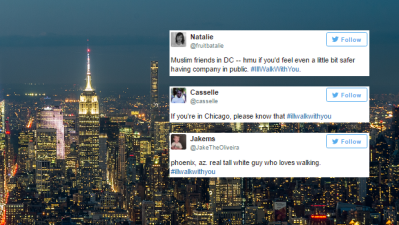 Social Media Pledges #IllWalkWithYou After Muslim Men Shot Dead In NYC