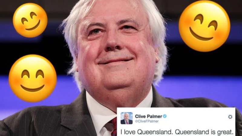 Clive Palmer Is Rebranding Himself As A Beacon Of Positivity & Happiness