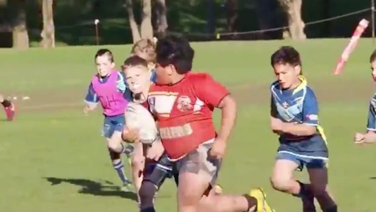 WATCH: Insane 9-Year-Old Aussie Rugby Player Goes Beast Mode On Everyone